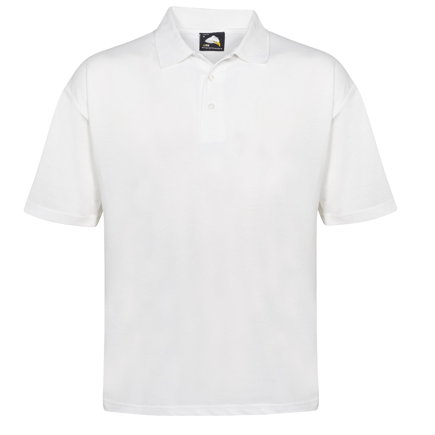 Orn Raven Poloshirt - White - 1130 - White - Customisable T-Shirts &amp; Poloshirts
