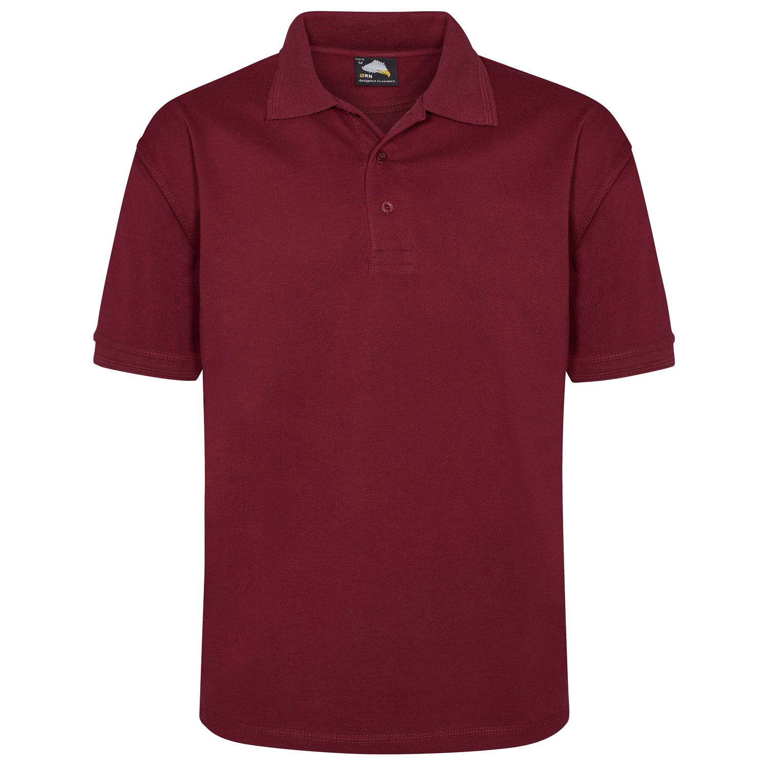 Orn Eagle Poloshirt - Burgundy - 1150 - Burgundy - Customisable T-Shirts &amp; Poloshirts