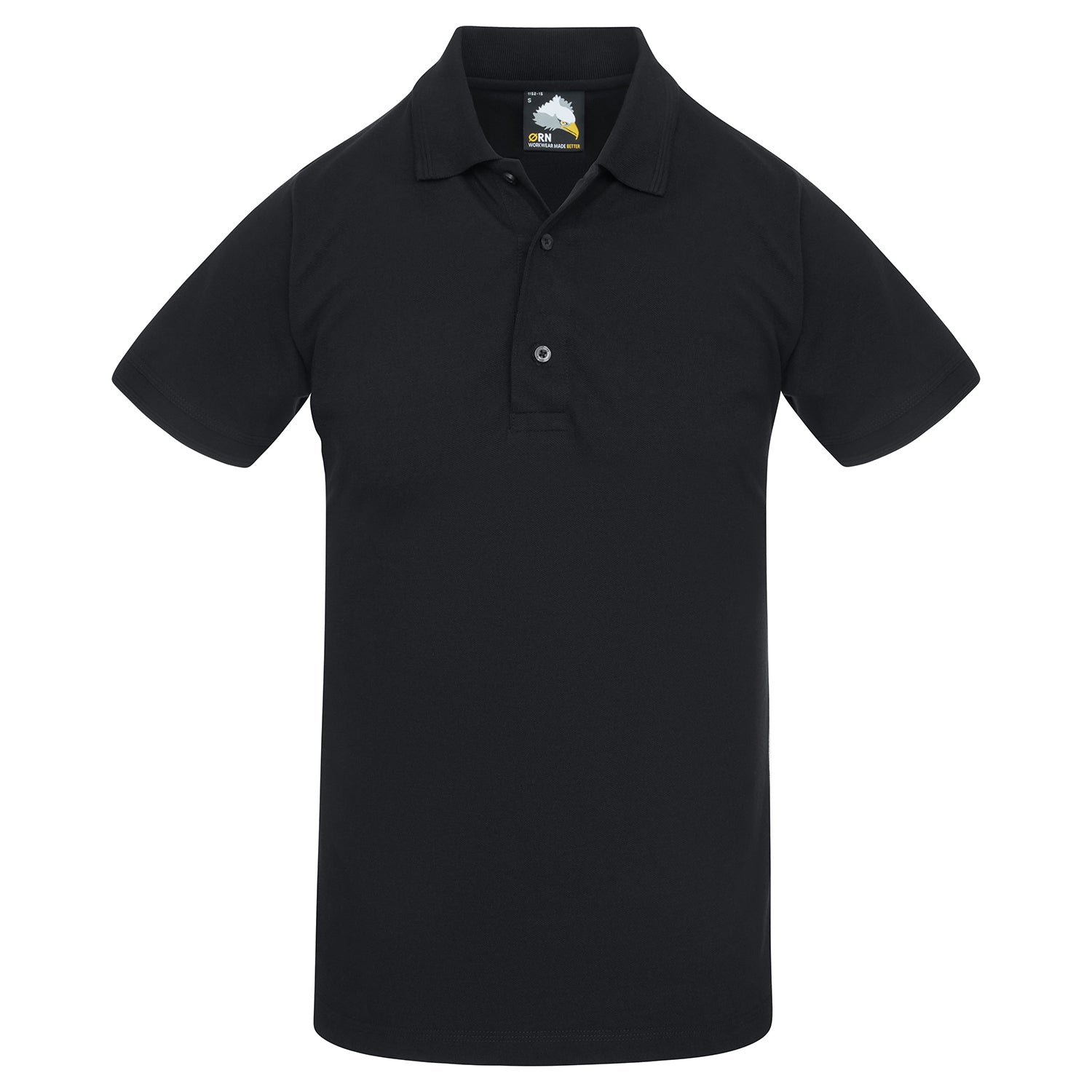 Orn Egret Slim Fit Poloshirt - Black - 1152 - Black - Customisable T-Shirts &amp; Poloshirts