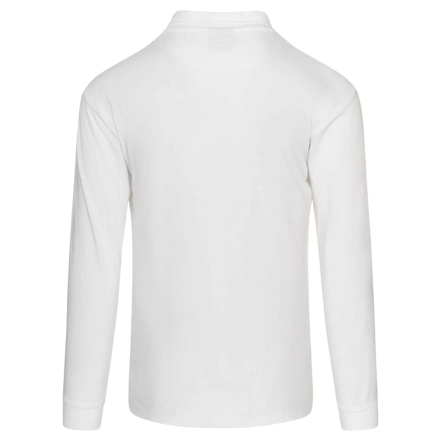 Orn Weaver Long Sleeved Poloshirt - White - 1170 - - Customisable T-Shirts &amp; Poloshirts