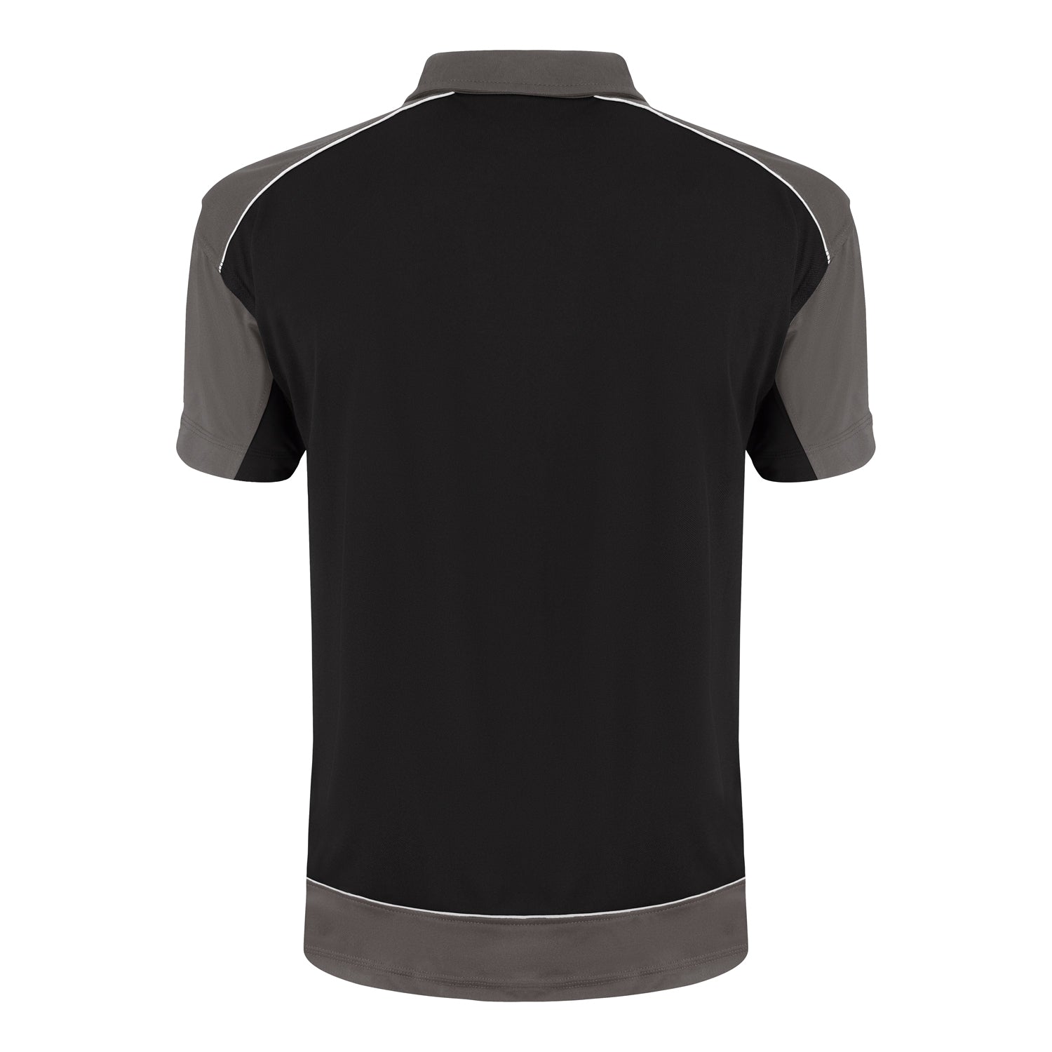 Orn Fireback Wicking Poloshirt - Black - Graphite - 1183 - - Customisable T-Shirts &amp; Poloshirts
