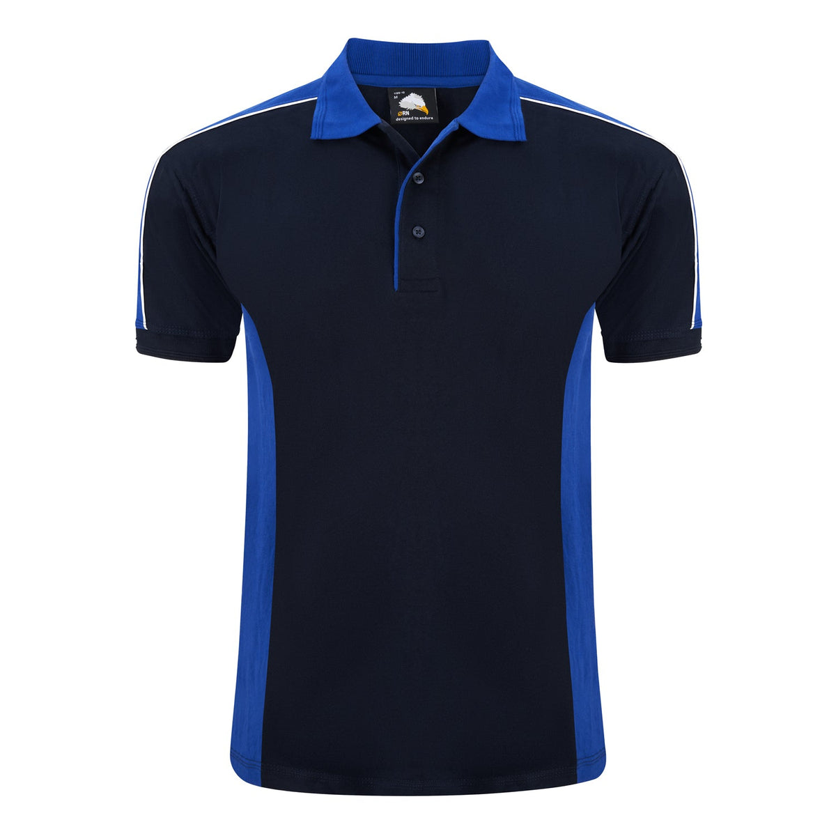Avocet Poloshirt - 1188 - Navy - Royal - Customisable T-Shirts &amp; Poloshirts