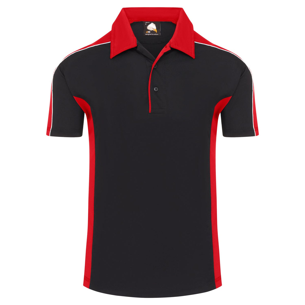 Avocet Wicking Poloshirt - 1198 - Navy - Red - Customisable T-Shirts &amp; Poloshirts