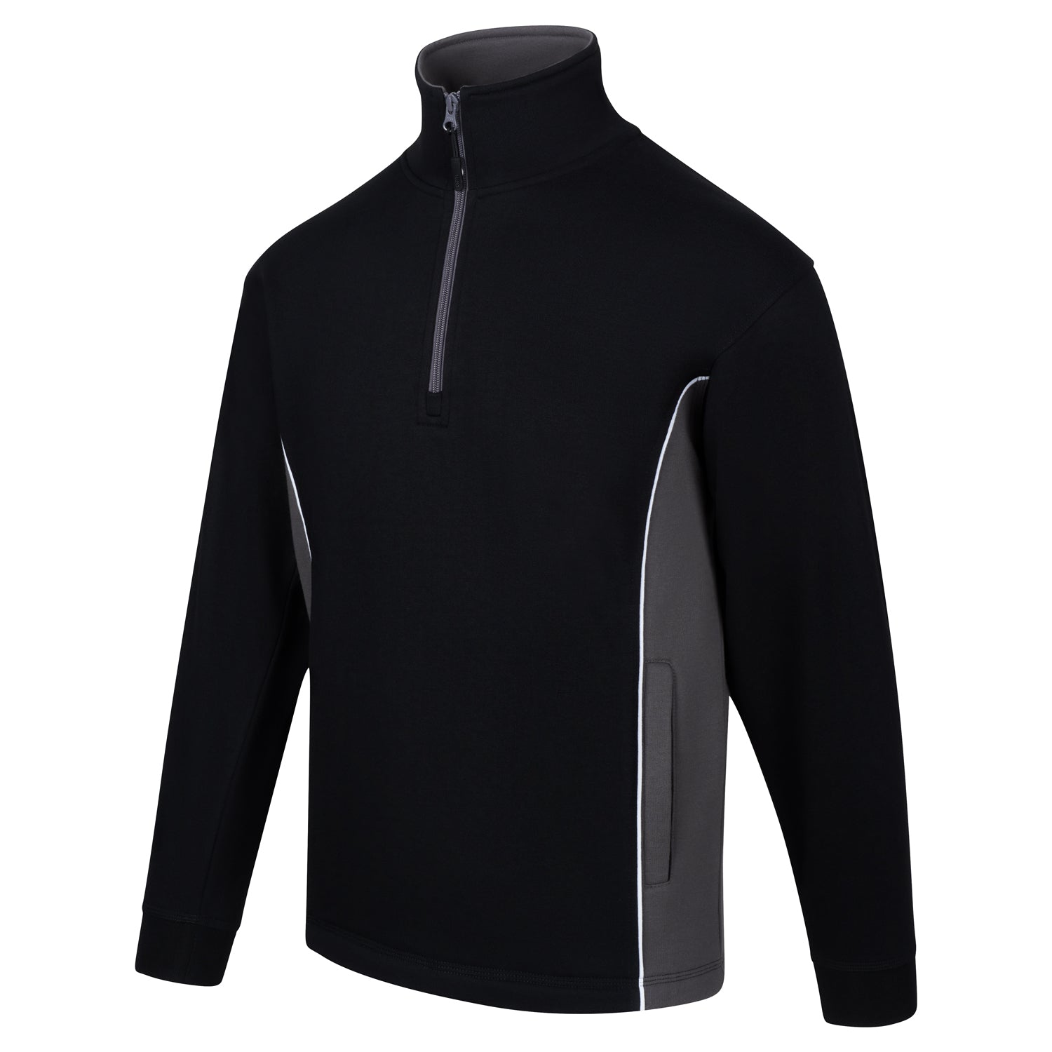 Orn Silverswift Quarter Zip Sweatshirt - Black - Graphite - 1278 - - Customisable Sweatshirts &amp; Hoodies