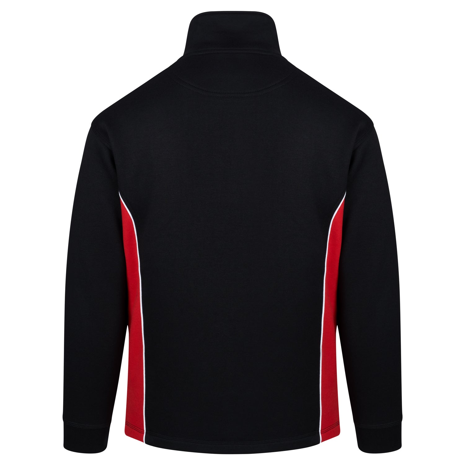 Orn Silverswift Quarter Zip Sweatshirt - Black - Red - 1278 - - Customisable Sweatshirts &amp; Hoodies