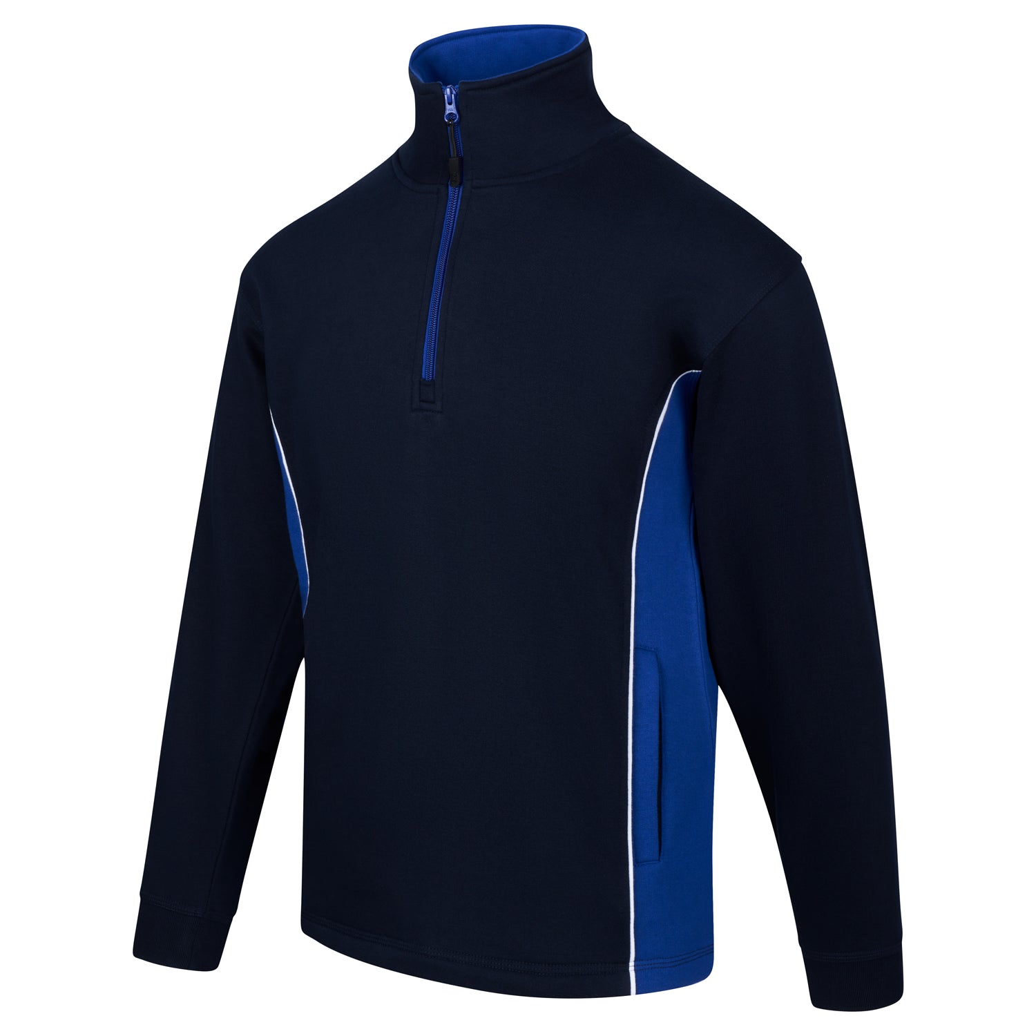 Orn Silverswift Quarter Zip Sweatshirt - Navy - Royal - 1278 - - Customisable Sweatshirts &amp; Hoodies