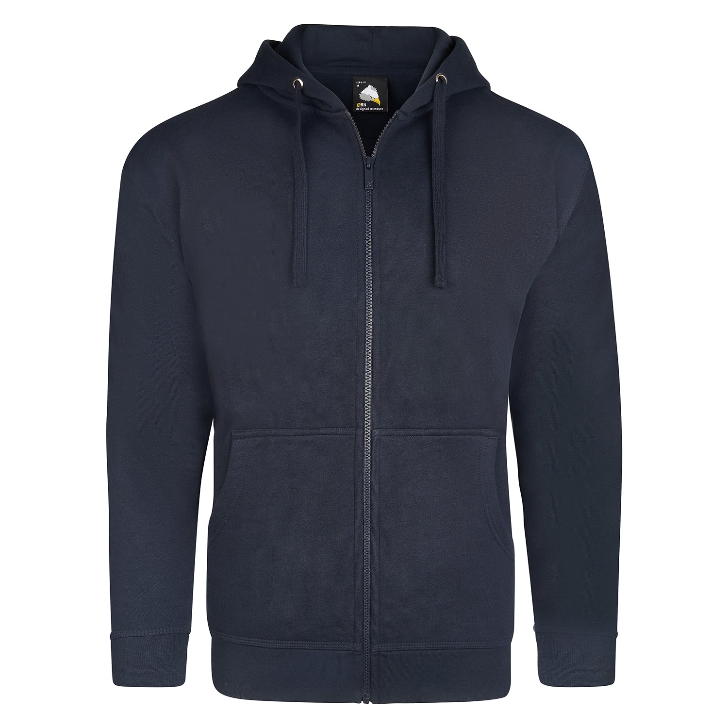 Orn Macaw Zipped Hoodie - Navy - 1282 - Navy - Customisable Sweatshirts &amp; Hoodies