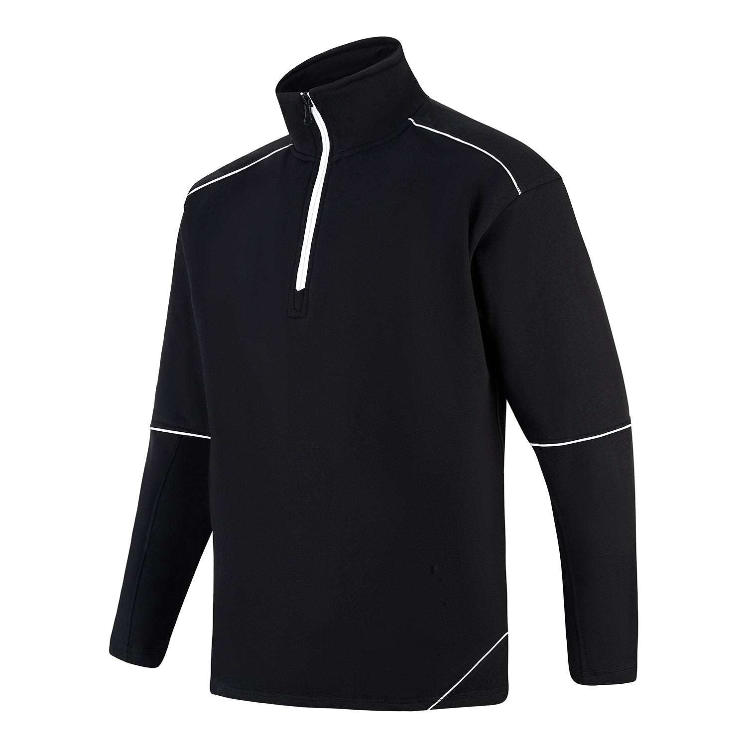 Orn Fireback Quarter Zip Sweatshirt - Black - Black - 1283 - - Customisable Sweatshirts &amp; Hoodies
