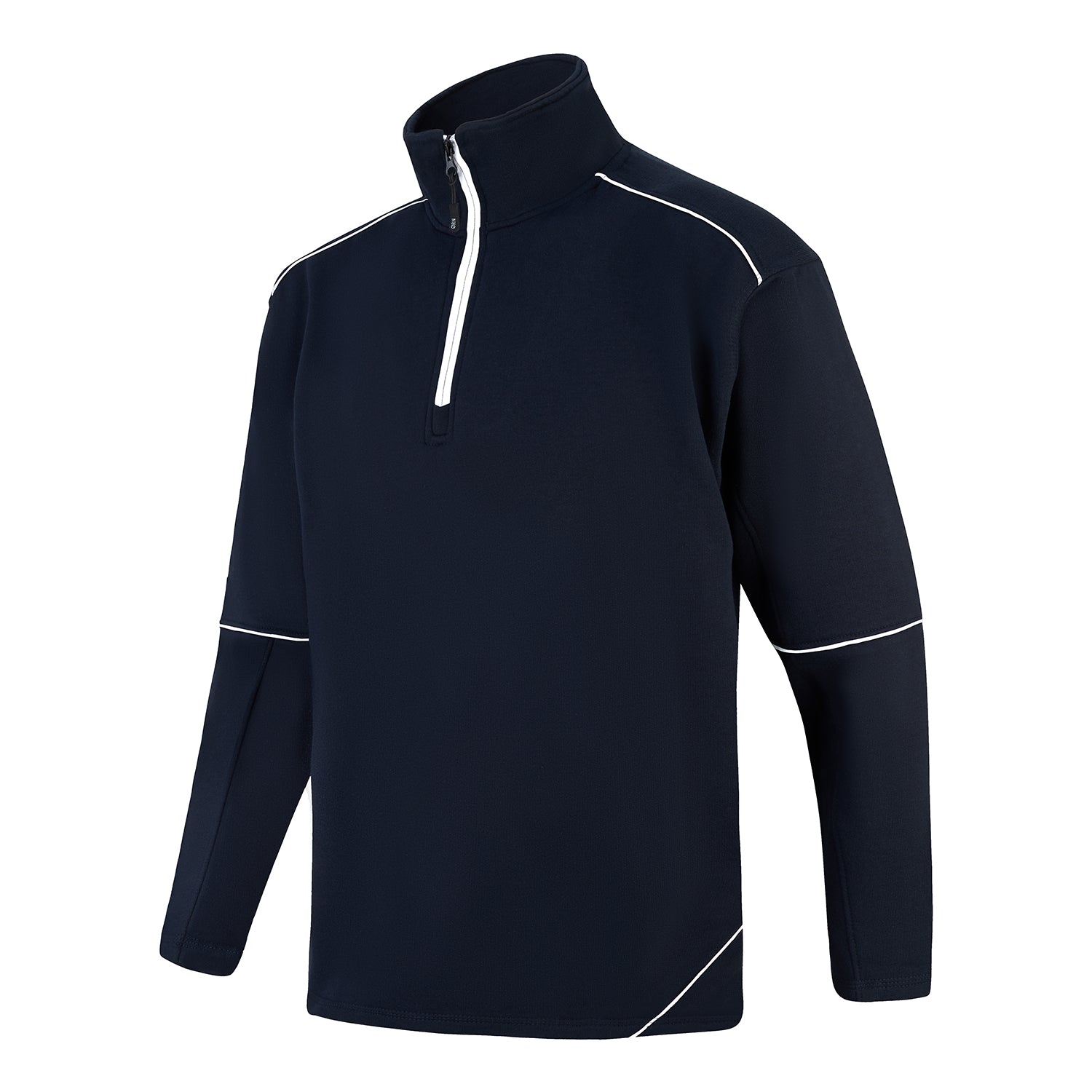 Orn Fireback Quarter Zip Sweatshirt - Navy - Navy - 1283 - - Customisable Sweatshirts &amp; Hoodies