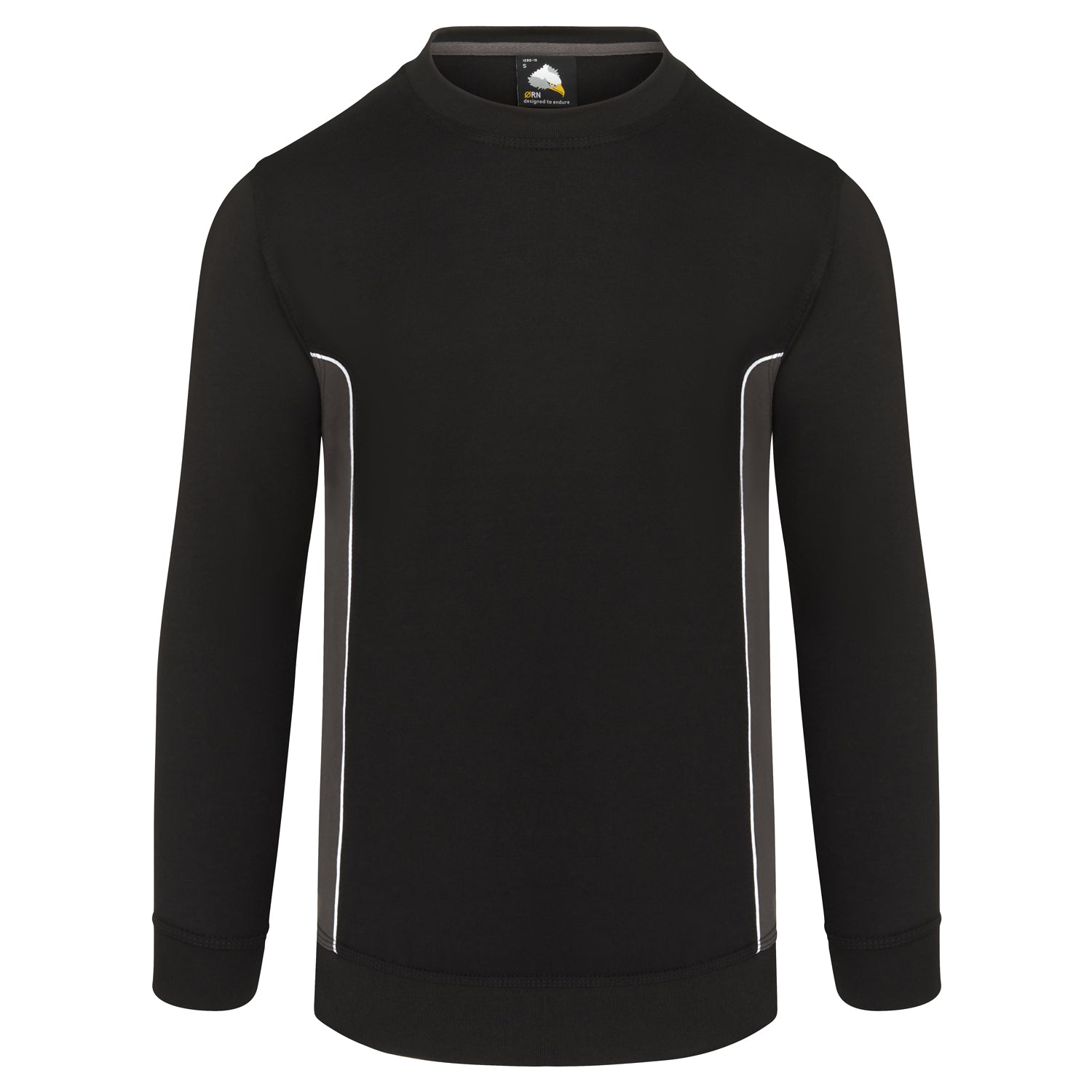 Orn Silverswift Sweatshirt - Black - Graphite - 1290 - Black - Graphite - Customisable Sweatshirts &amp; Hoodies
