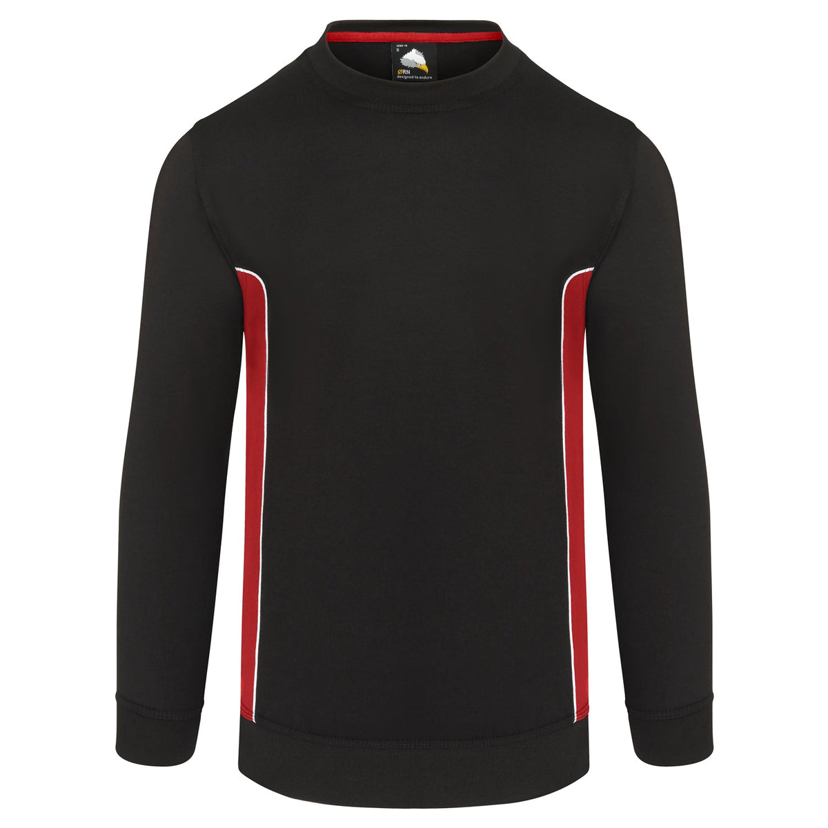 Silverswift Sweatshirt - 1290 - Black - Red - Customisable Sweatshirts &amp; Hoodies