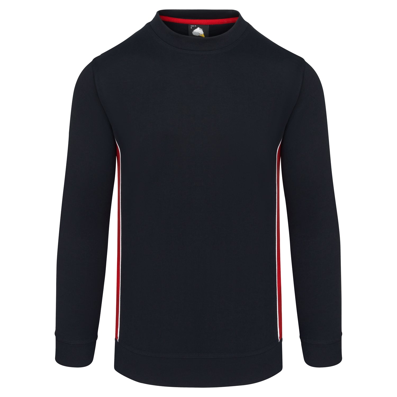 Orn Silverswift Sweatshirt - Navy - Red - 1290 - Navy - Red - Customisable Sweatshirts &amp; Hoodies