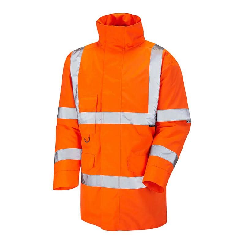 Leo Tawstock ISO 20471 Class 3 Anorak Jacket A01 - Orange - Customisable Jacket