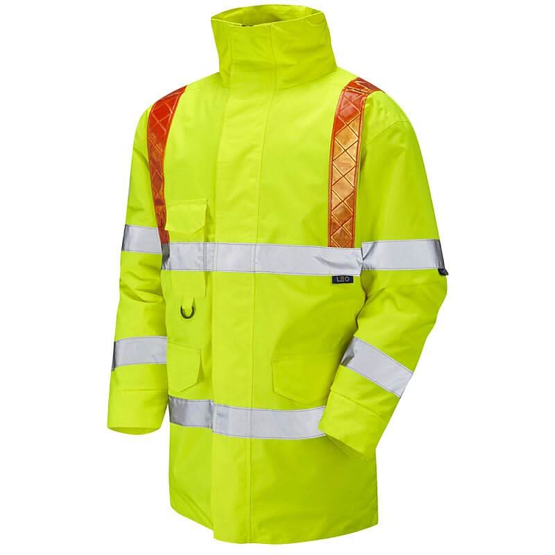 Putford ISO 20471 Class 3 Orange Brace Anorak Jacket - A02