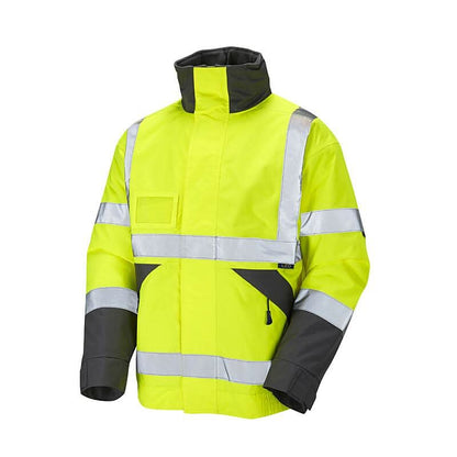 Leo Bickington ISO 20471 Class 3 Superior Bomber Jacket J02 - Yellow - Customisable Jacket
