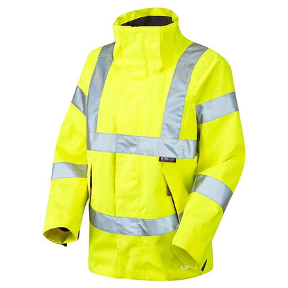 Leo Rosemoor ISO 20471 Class 3 Womens Breathable Jacket JL04 - Yellow - Customisable Jacket