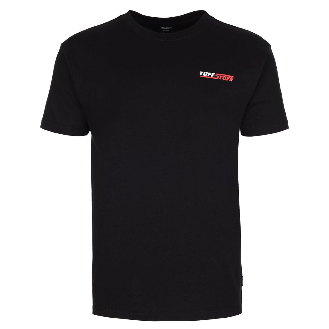 Tuffstuff Logo T Shirt 155 - BLACK - Customisable Tops