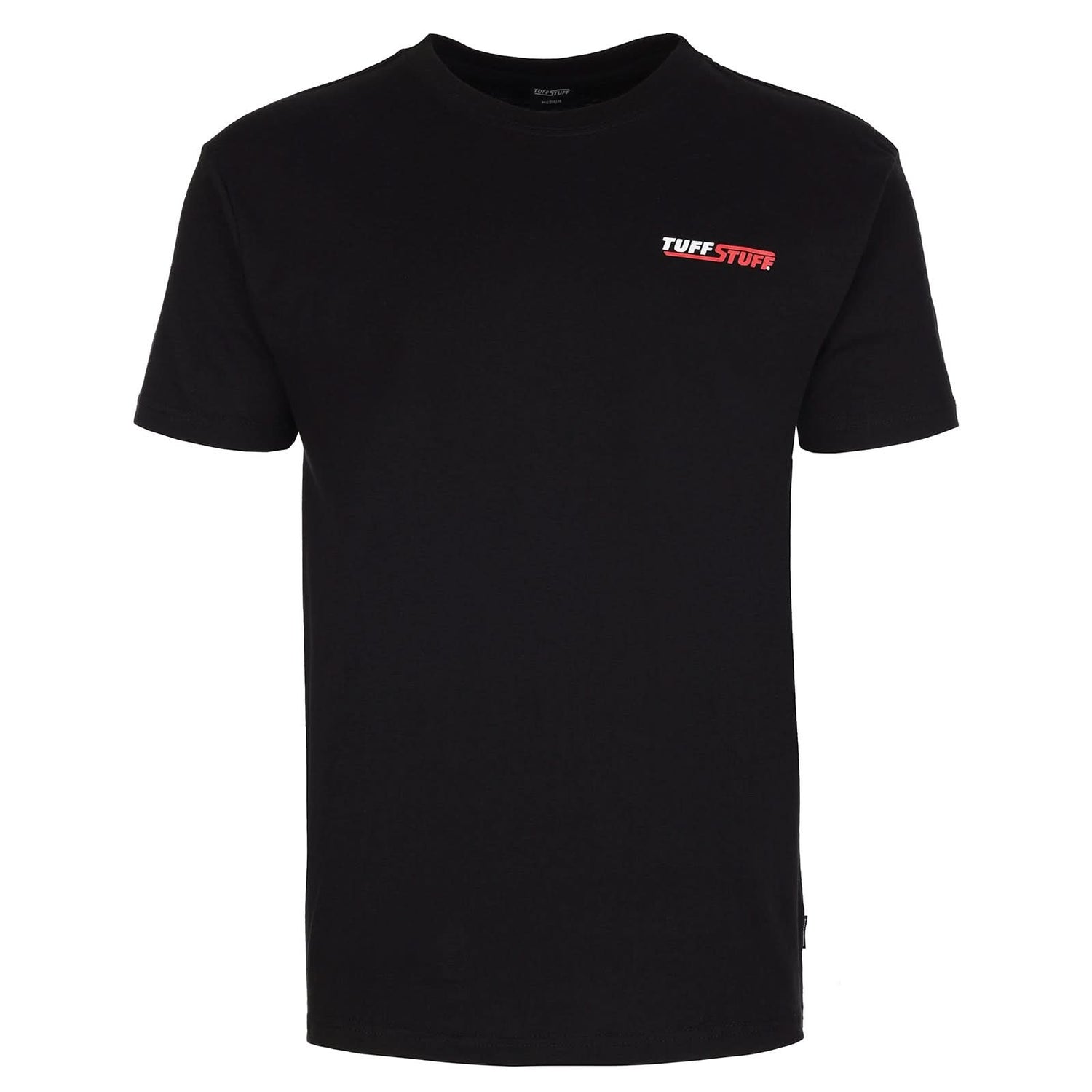 Tuffstuff Logo T Shirt 155 - BLACK - Customisable Tops