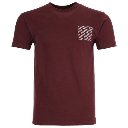 Tuffstuff Logo T Shirt 155 - BURGUNDY - Customisable Tops