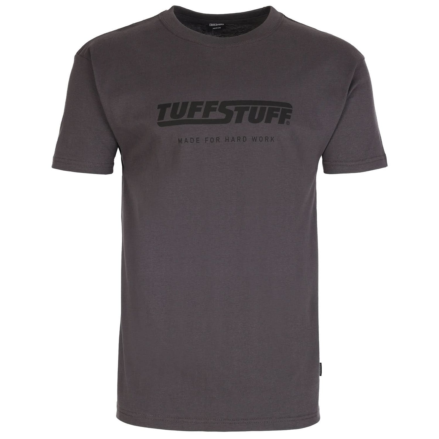 Tuffstuff Logo T Shirt 155 - GREY - Customisable Tops