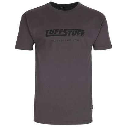 Tuffstuff Logo T Shirt 155 - GREY - Customisable Tops