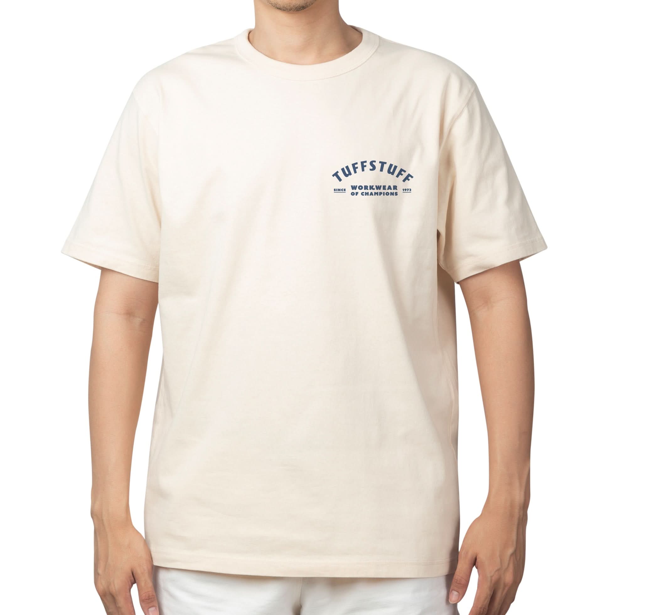 Tuffstuff Icon T Shirt 156 - WHITE - Customisable TOPS