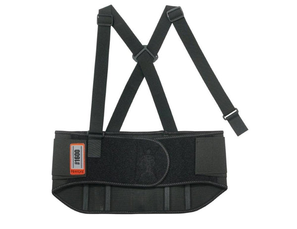 Ergodyne Standard Elastic Back Support Ey1600 - Black - Customisable Back Supports