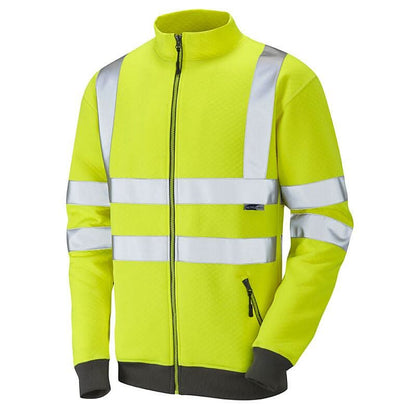Leo Libbaton ISO 20471 Class 3 Track Top Jacket SS03 - Yellow - Customisable Jacket