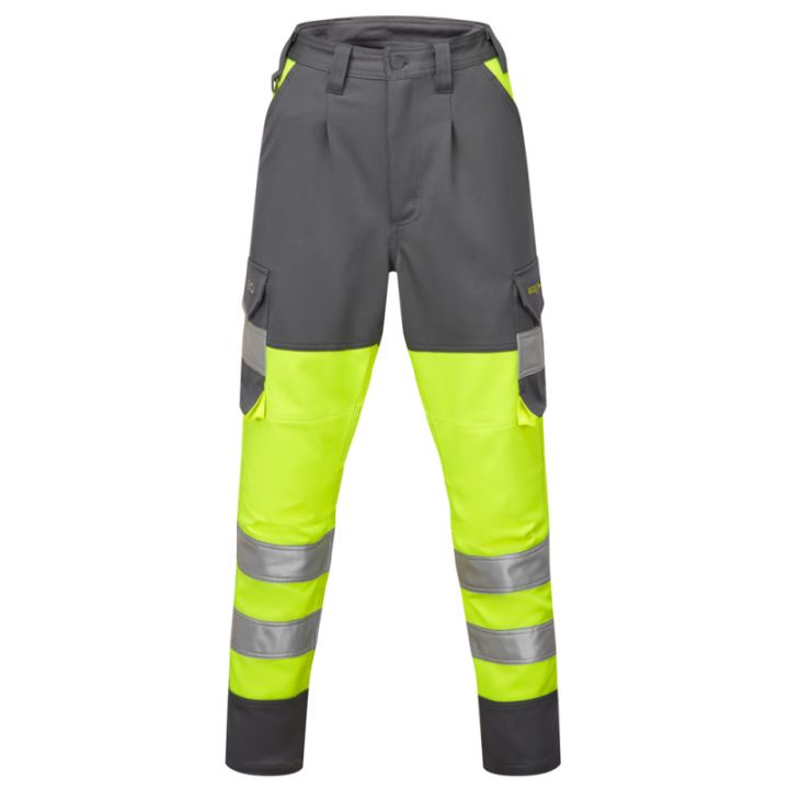 EcoViz Womens Stretch Cargo Trouser Beckamoor CL04 - - Customisable Hi-Vis Shorts &amp; Trousers