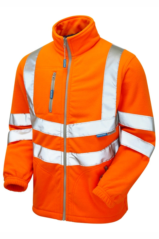 Interactive Polar Fleece Jacket Orange Recycled Content - PR508 - - Customisable Mid-Layers