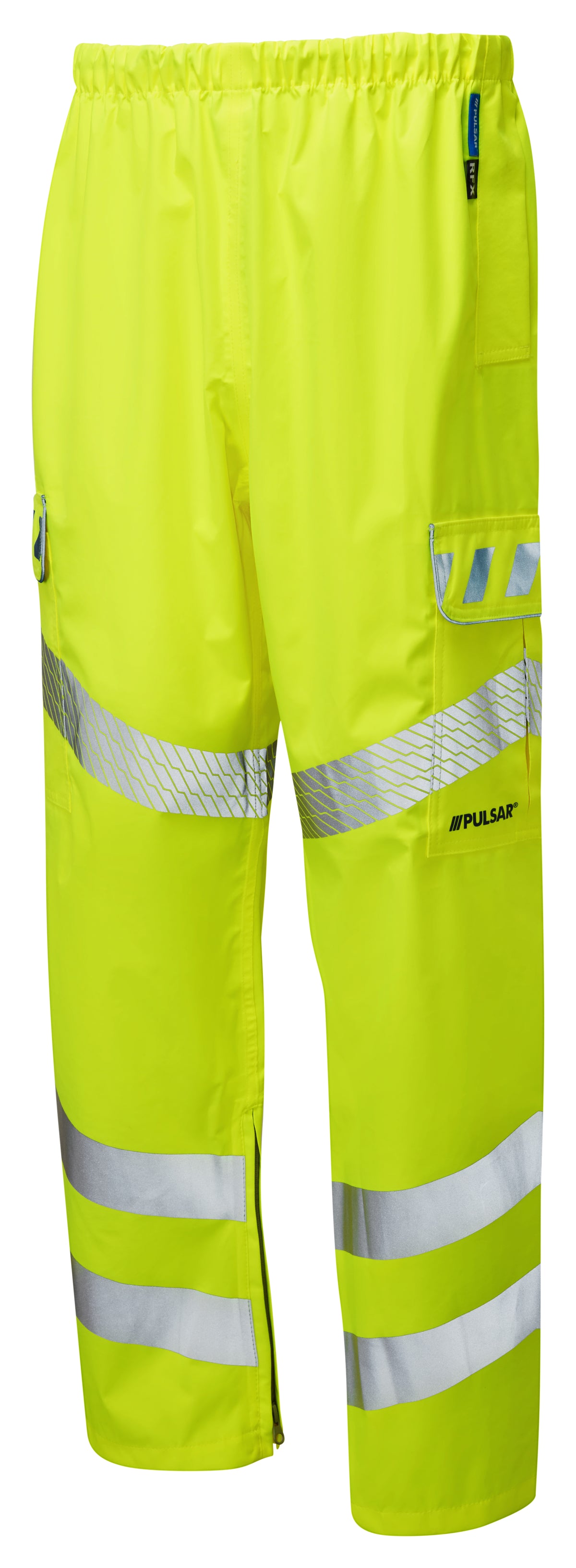3Layer Overtrousers Yellow Recycled Content - EVO101 - - Customisable Waterproof
