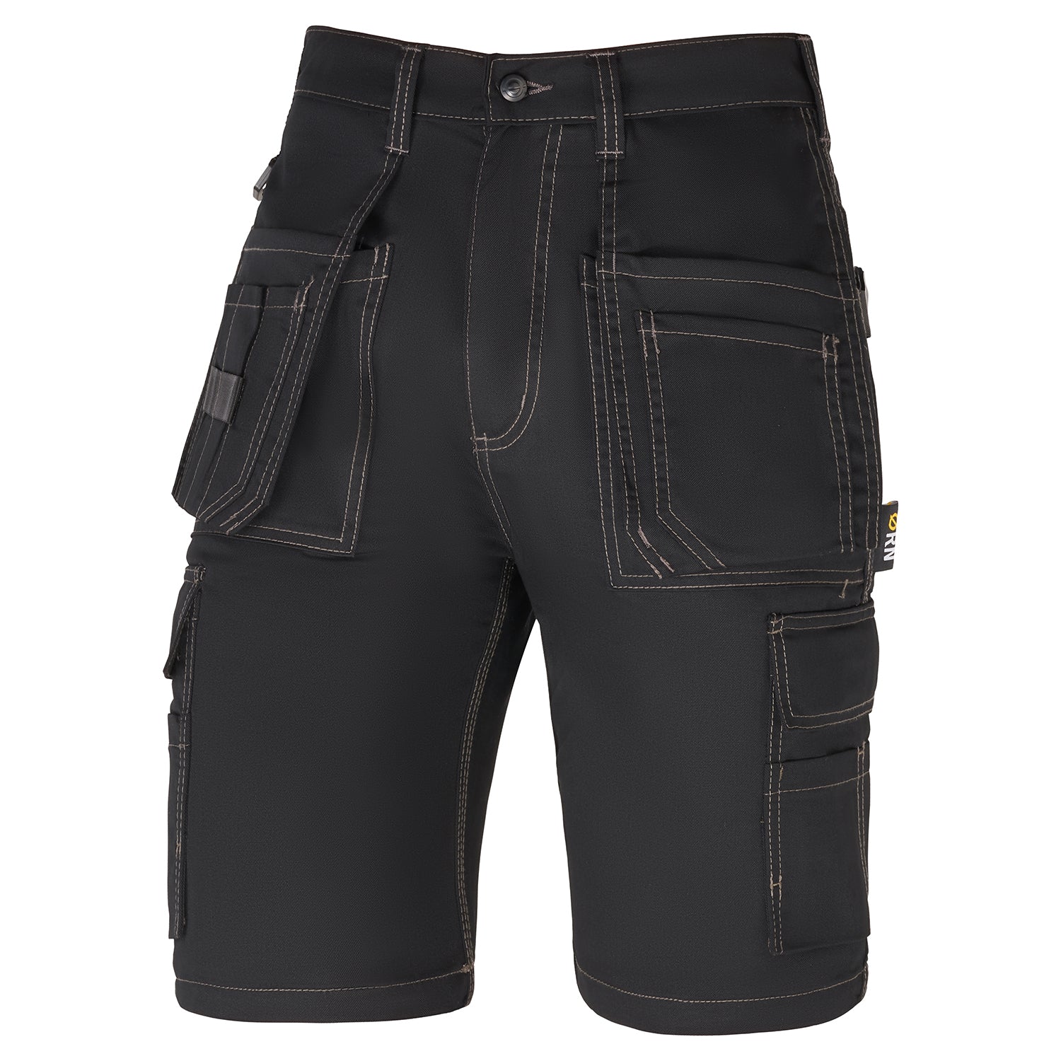 Orn Merlin Tradesman Shorts - Black - 2080 - Black - Customisable Shorts &amp; Trousers