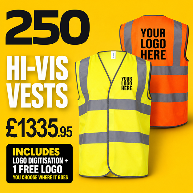 250 Hi Vis Vest - - Customisable Bundle