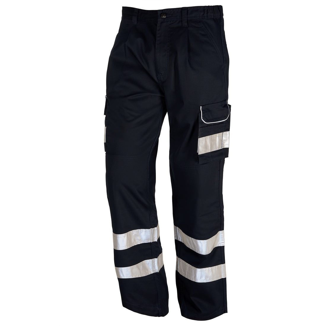 Orn Condor Kneepad Trouser - 2 HV Bands - Black - 2510N - Black - Customisable Shorts &amp; Trousers