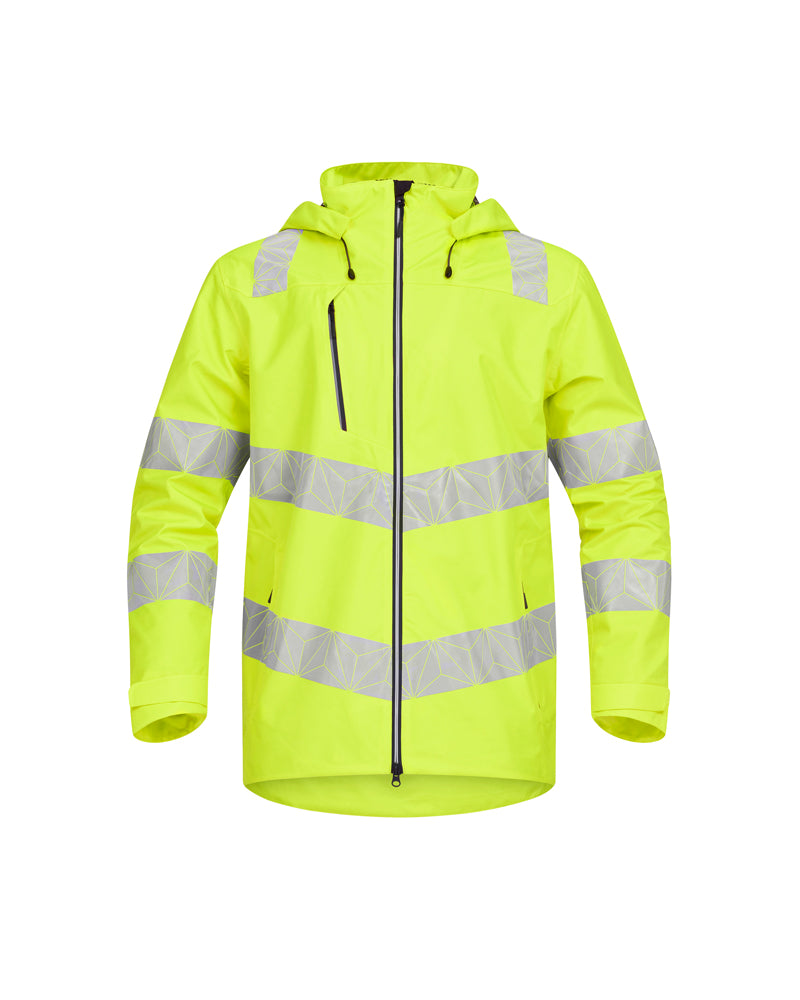 Shell Jacket Yellow REACT - RCT800 - 4XL - Customisable Waterproof