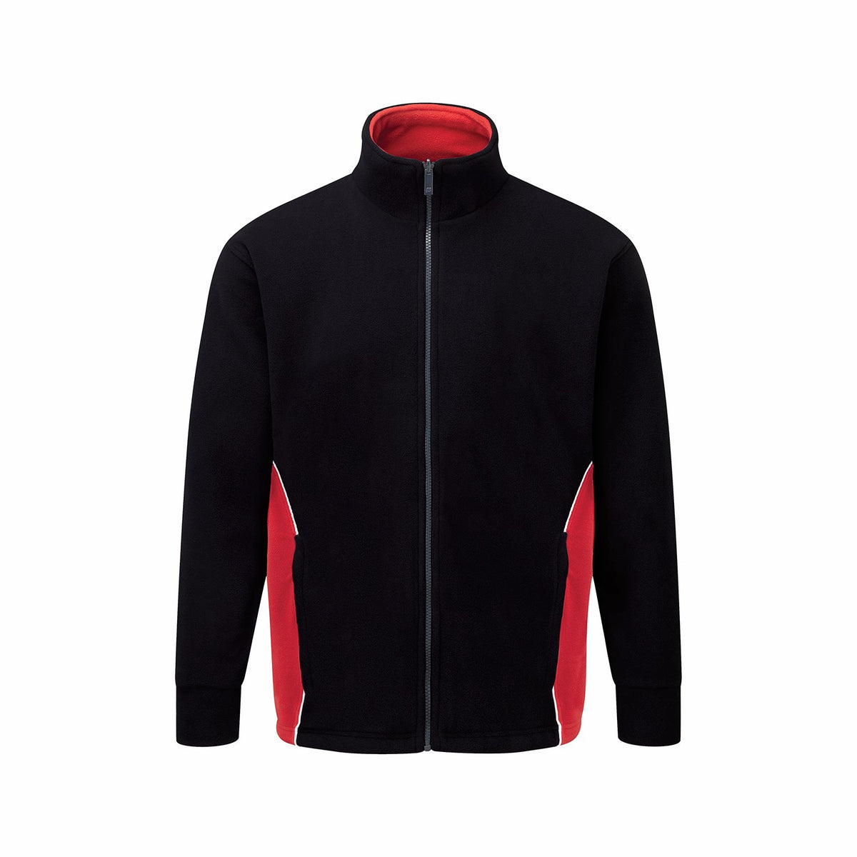Silverswift Fleece - 3180 - Black - Red - Customisable Softshells, Fleeces &amp; Jackets
