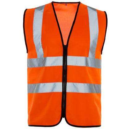 Hi Vis Vest - Zip - H99 - - Customisable Hi-Vis Vest