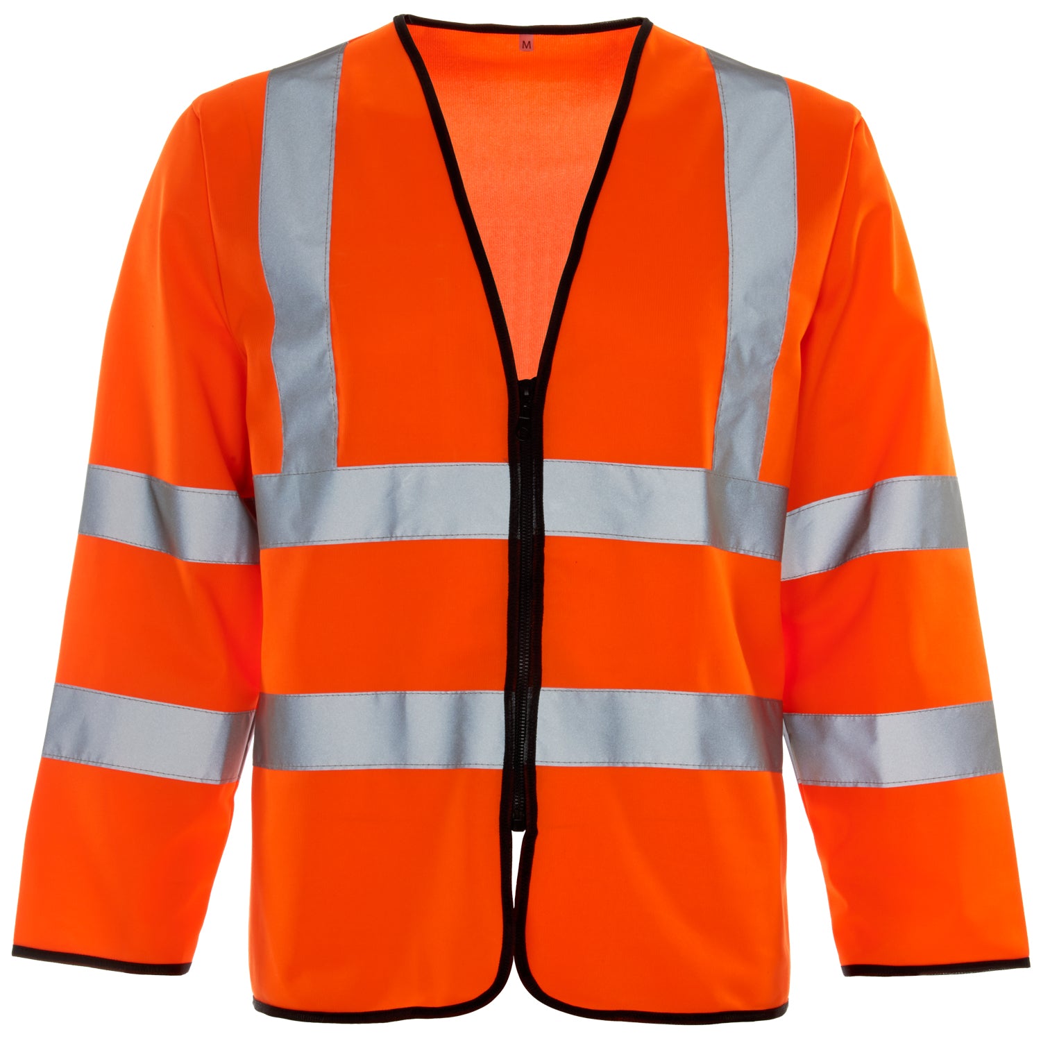 Hi Vis Long Sleeved Vest - Zip - H101 - - Customisable Vest