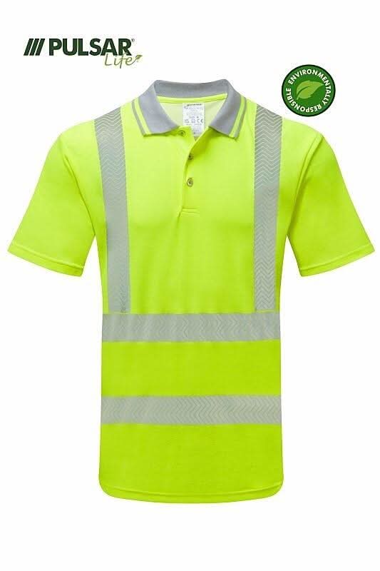 LIFE GRS Ladies Short Sleeve Polo Shirt Yellow - LFE950