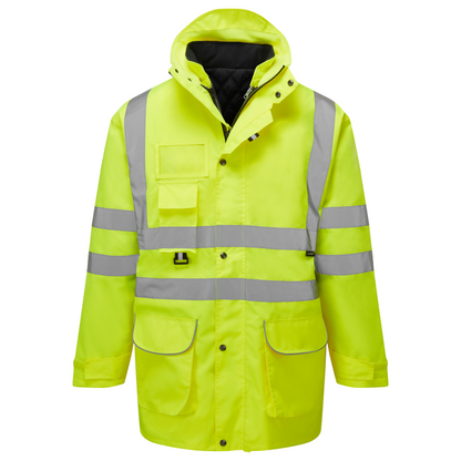 Hi Vis 7 in 1 Parka - H30 - - Customisable Jacket