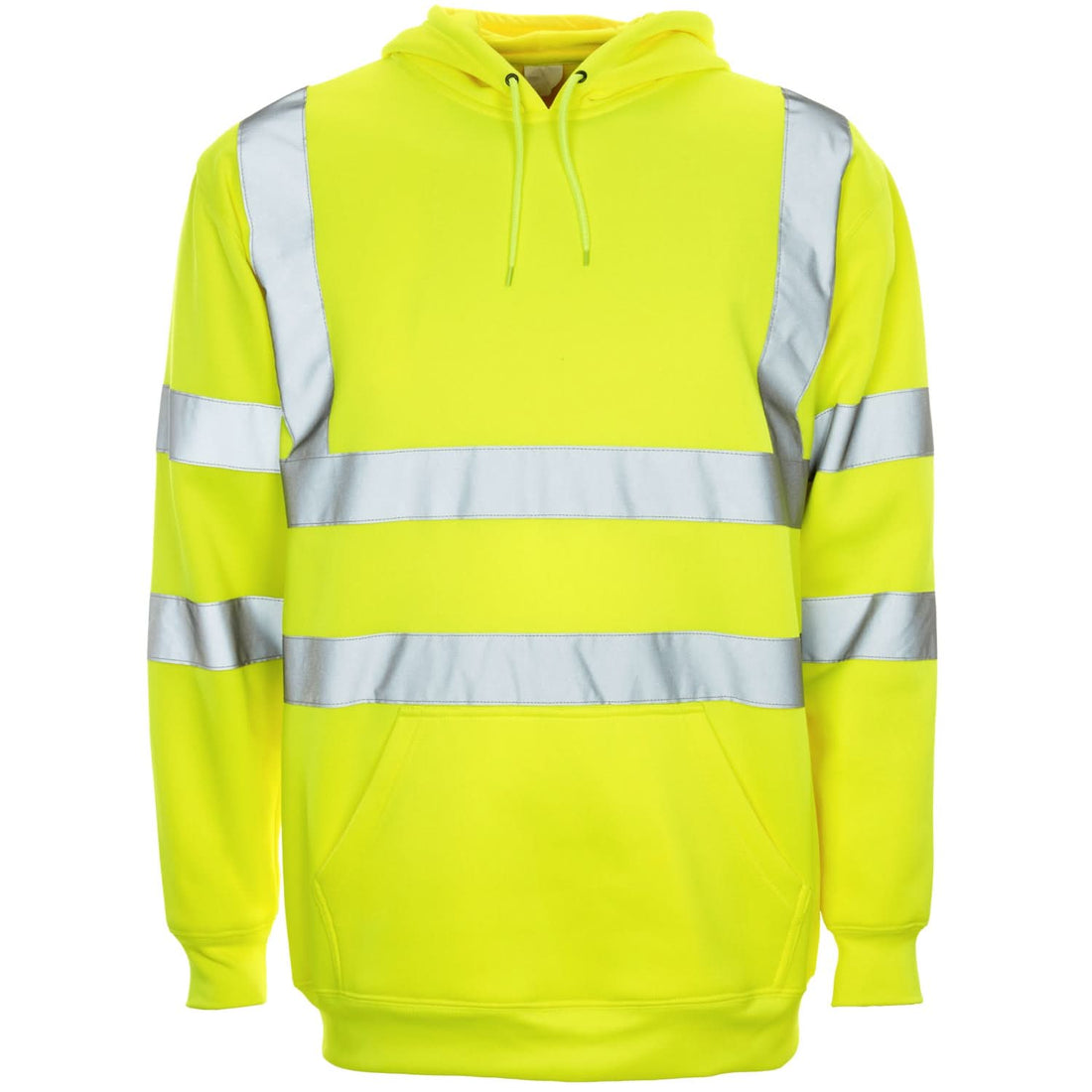 Hi Vis Hooded Sweatshirt - H68 - Orange - Customisable Top
