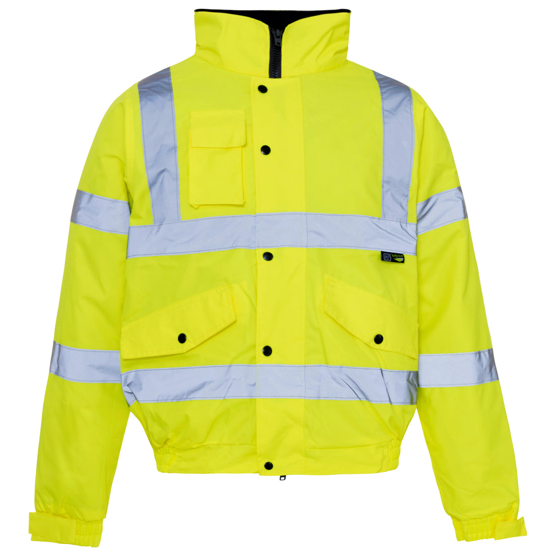 Hi Vis Standard Storm Bomber Jacket - H35 - Yellow - Customisable Jacket