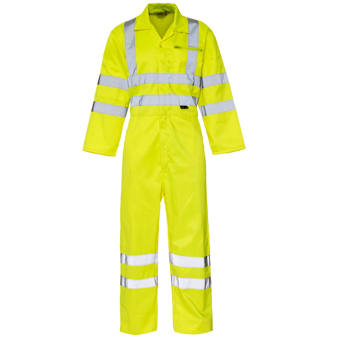 Hi Vis Coverall - H49 - Yellow - Customisable Coverall