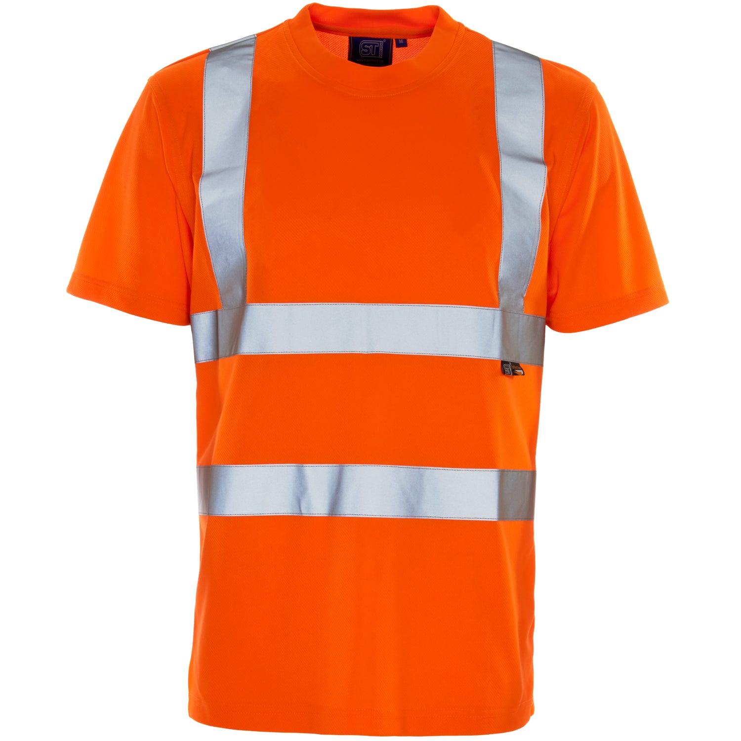 Hi Vis Bird Eye T-Shirt - H78 - Orange - Customisable