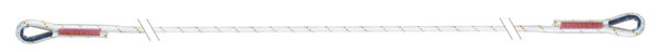 3m M Protecta Single Leg Rope Restraint Lanyard Meter 3 Mal410 C - White 1M - Customisable Lanyards