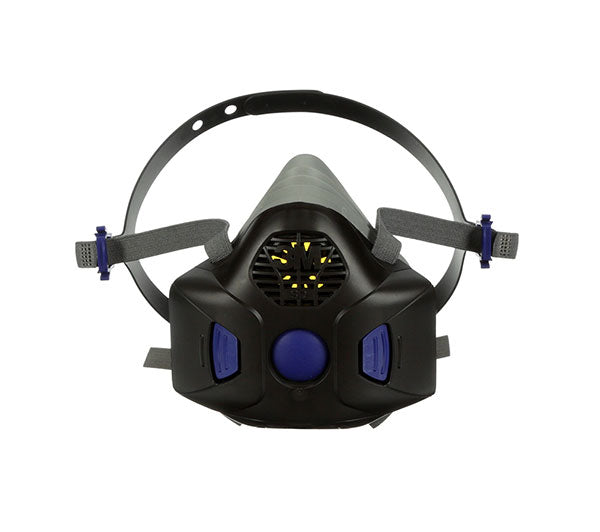 3m M Hf Sd Secure Click Speaking Diaphragm Half Mask Medium 3 Mhf802 Sd - Black MEDIUM - Customisable Respiratory Protection