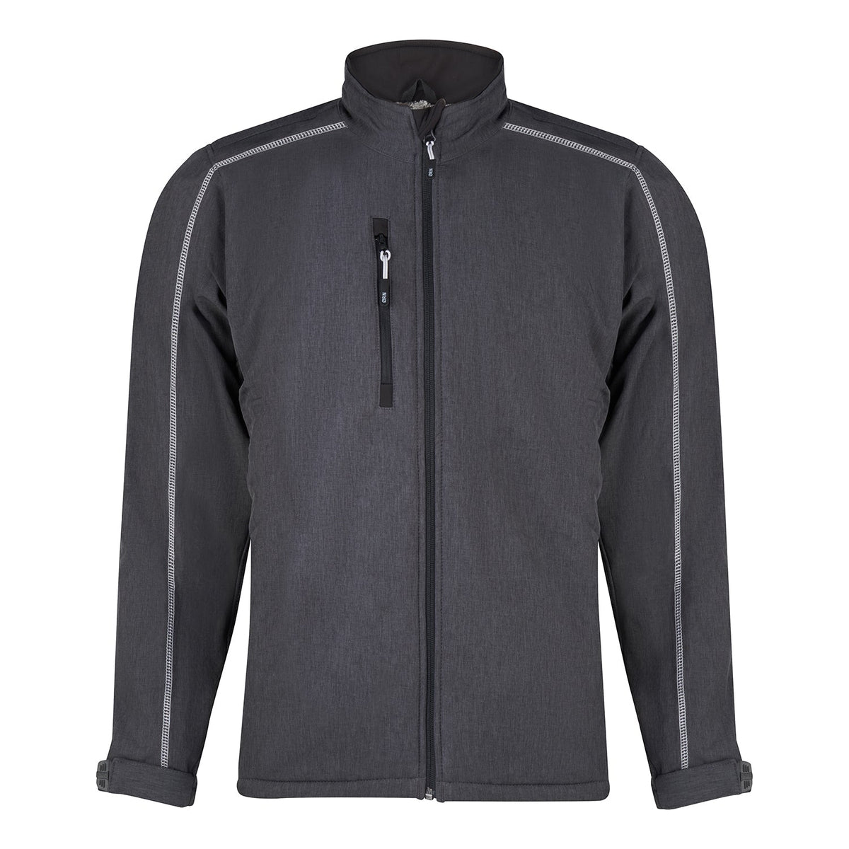 Crane FurLined Softshell - 4240 - Charcoal Melange - Black - Customisable Softshells, Fleeces &amp; Jackets