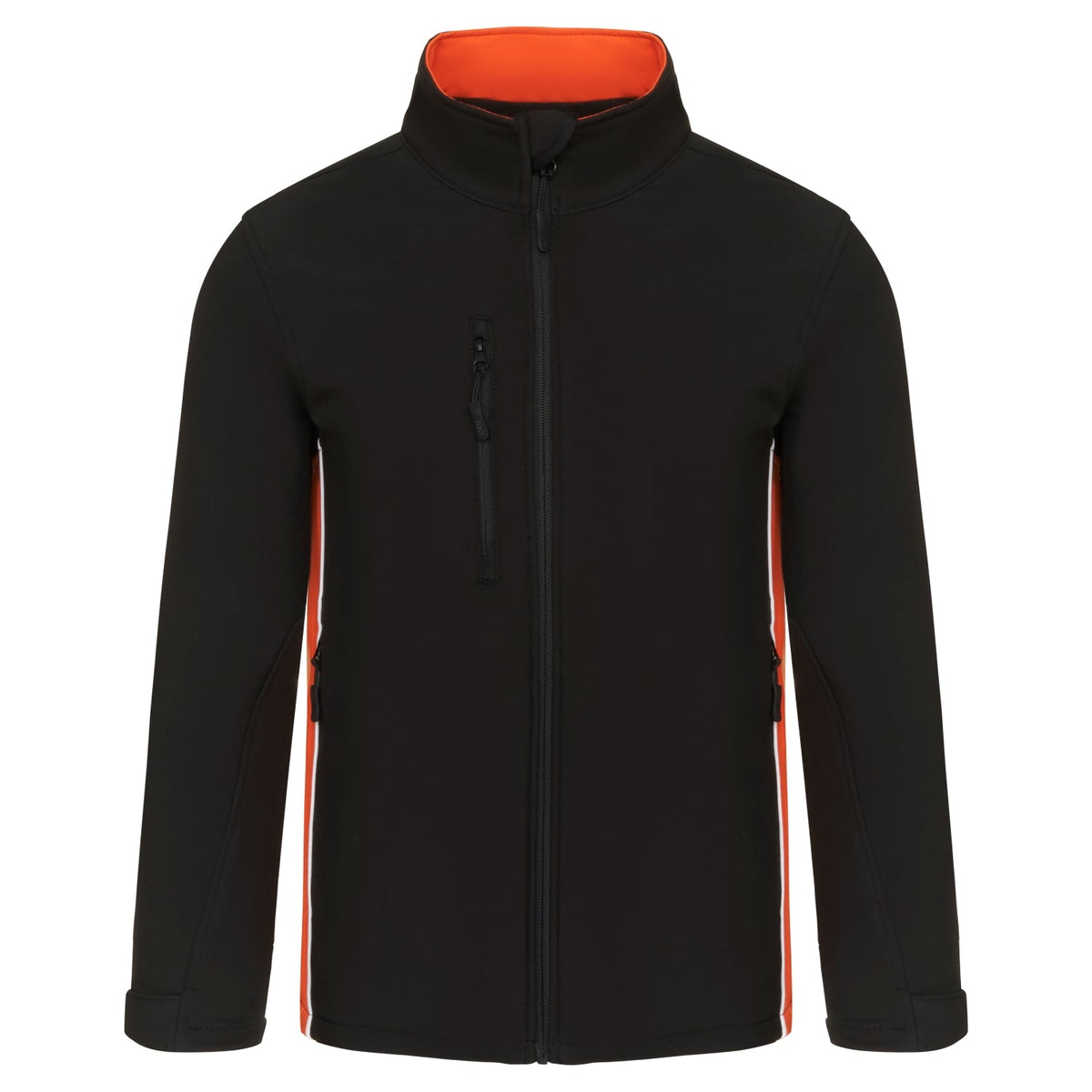Silverswift Softshell - 4280 - Black - Orange - Customisable Softshells, Fleeces &amp; Jackets