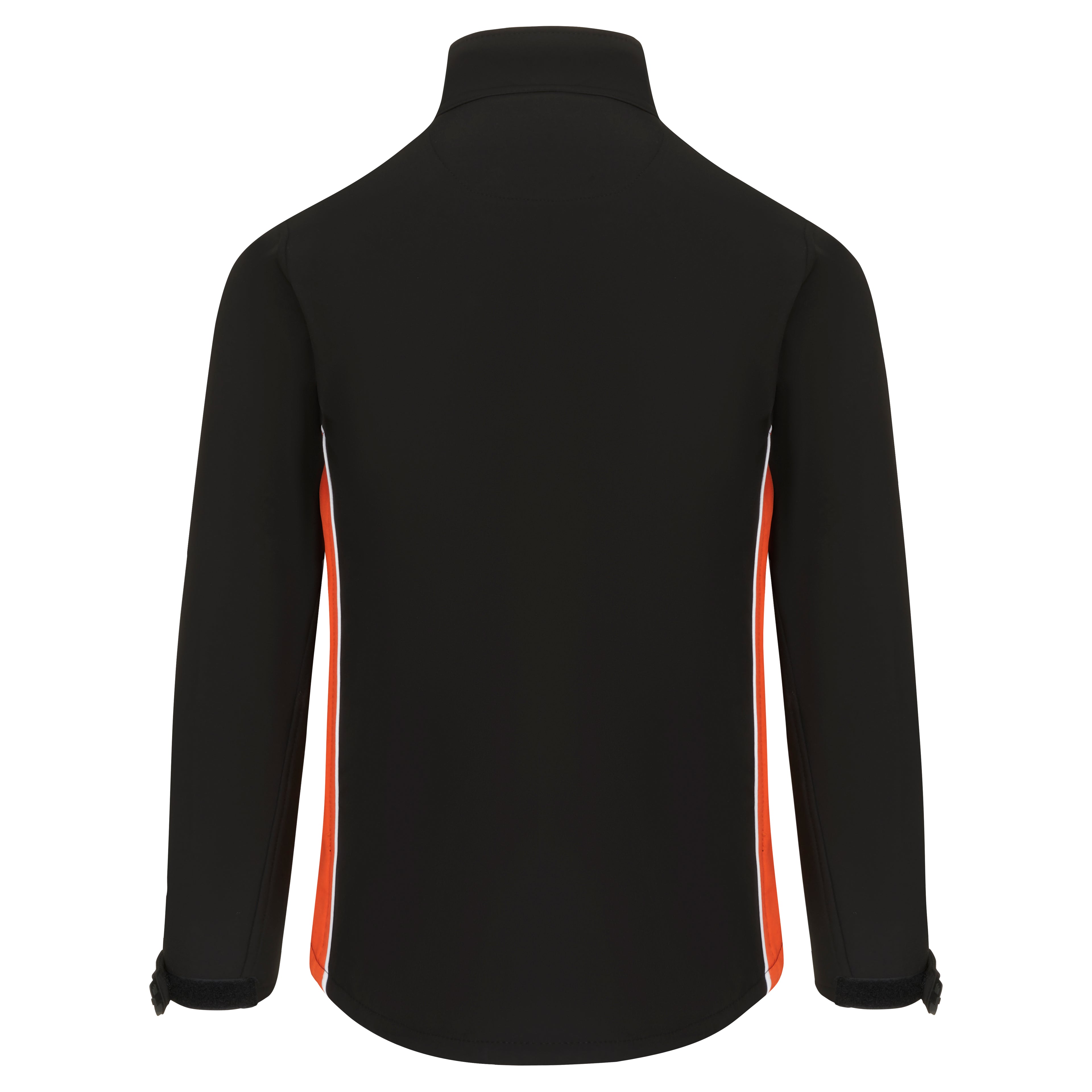 Orn Silverswift Softshell - Black - Orange - 4280 - - Customisable Softshells, Fleeces &amp; Jackets