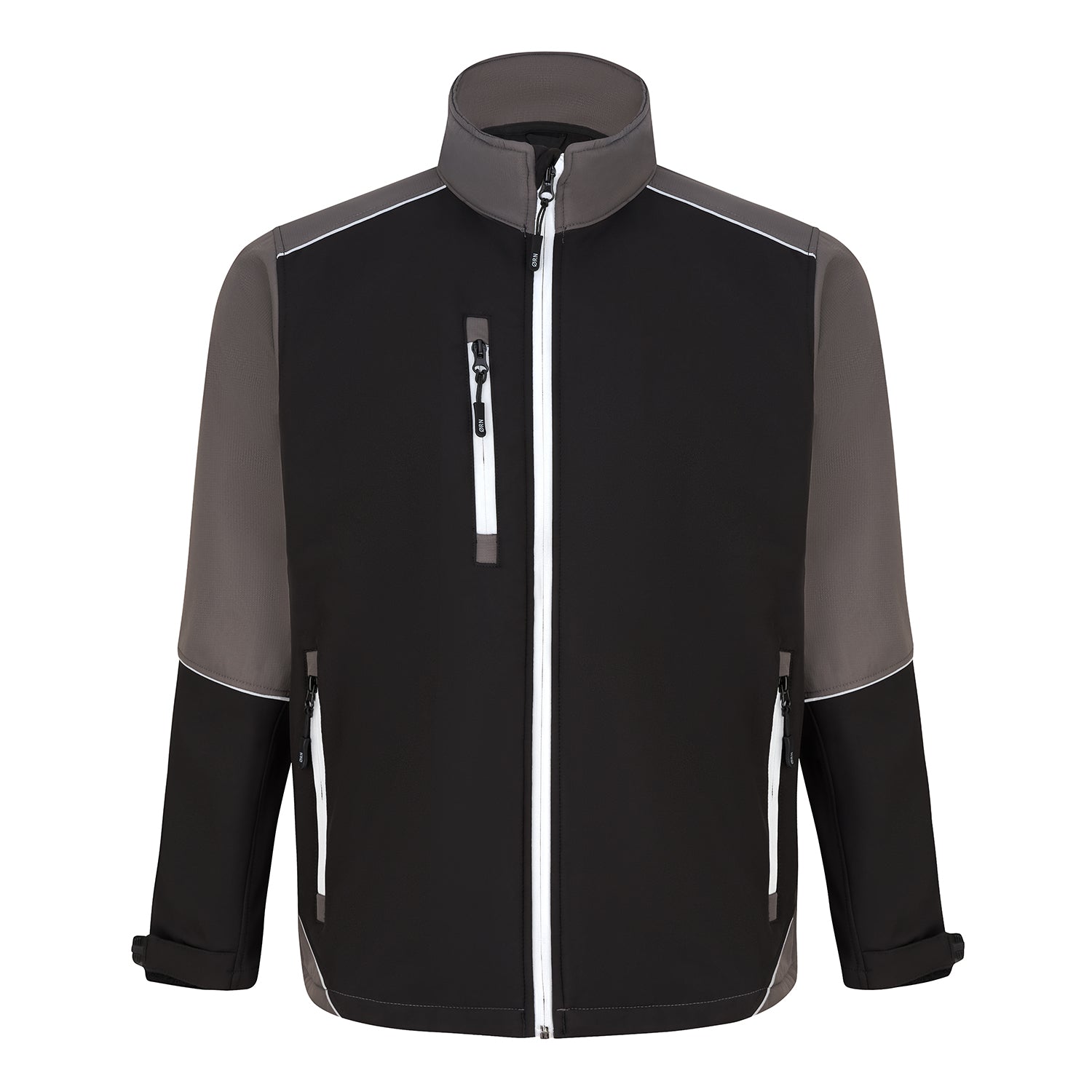 Orn Fireback Softshell - Black - Graphite - 4283 - Black - Graphite - Customisable Softshells, Fleeces &amp; Jackets